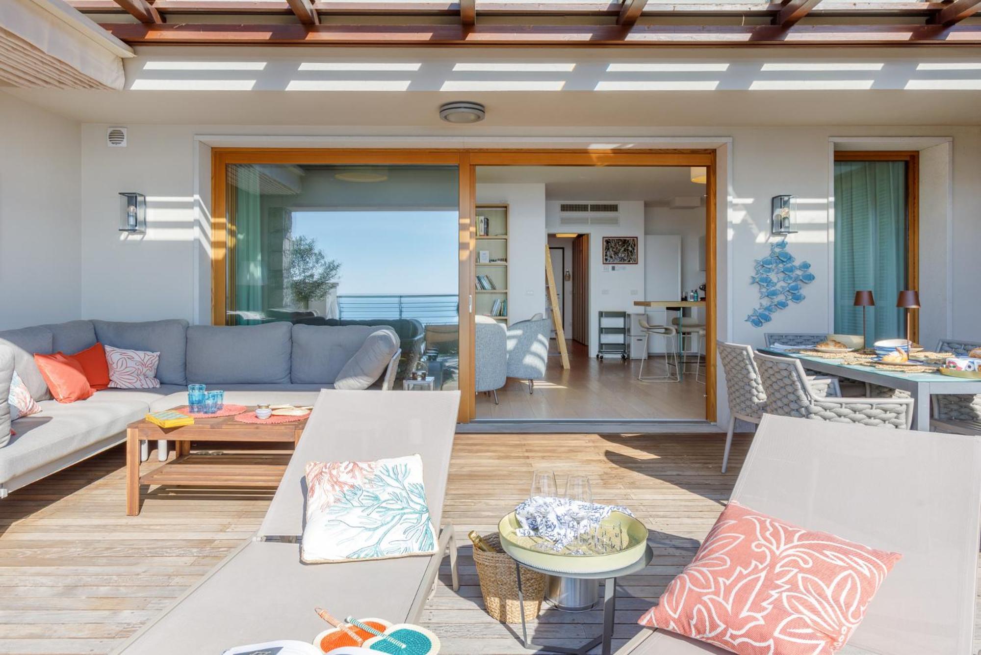 Portopiccolo Apartments Telgatino Nel Golfo - With Beach Included Sistiana Exteriör bild
